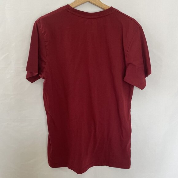 Choose Kindness Here & Now Burgundy Cotton T-Shirt XL women's short sleeved top - Picture 7 of 7